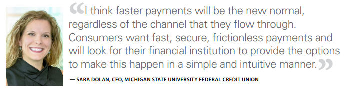 The NAFCU Journal, Payments Evolution, Sara Dolan, CFO, Michigan State University Federal Credit Union