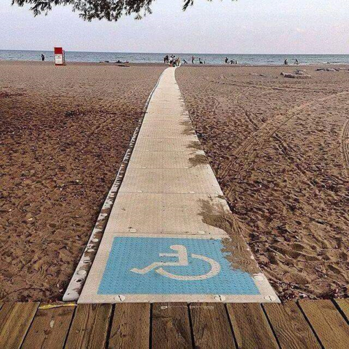 Accessable beach