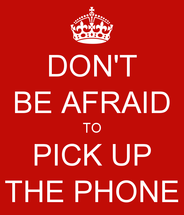 Image result for pick up the phone